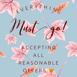 CLOSET IS $20 + UNDER! MUST GO - SEND AN OFFER!